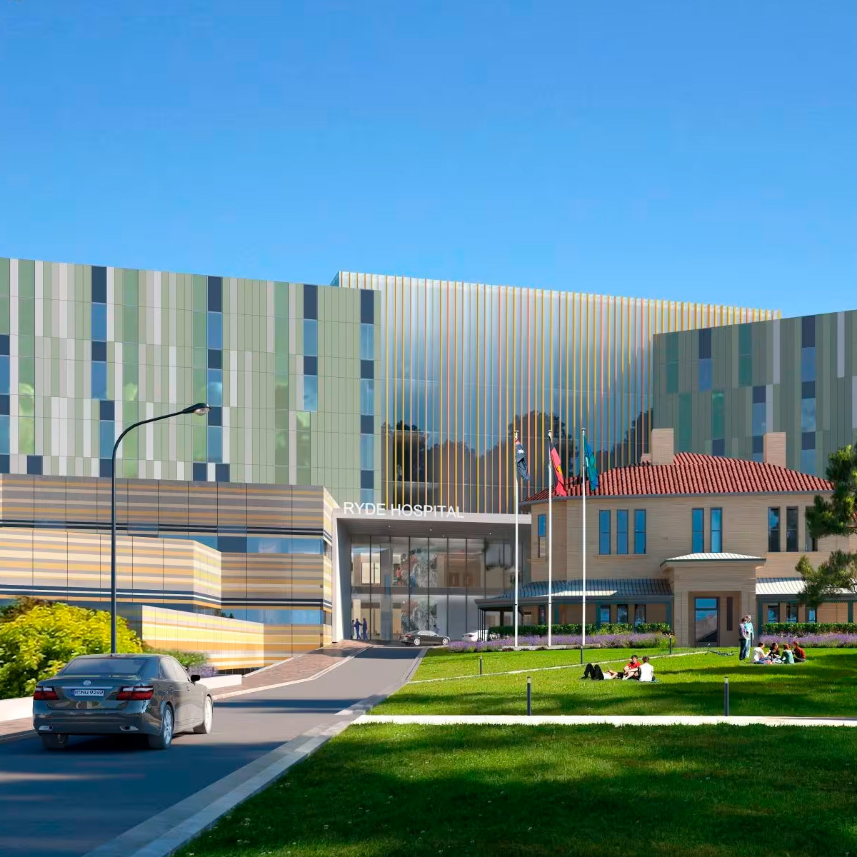 Ryde Hospital front entrance